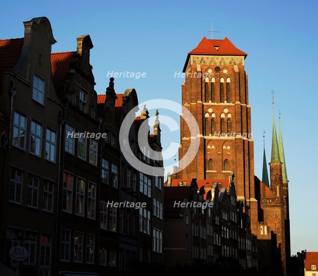 Tower, St Mary's Basilica, Gdansk, Poland, 1343-1502 (2015). Creator: Unknown.
