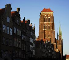 Tower, St Mary's Basilica, Gdansk, Poland, 1343-1502 (2015). Creator: Unknown