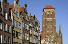 Tower, St Mary's Basilica, Gdansk, Poland, 1343-1502 (2015). Creator: Unknown