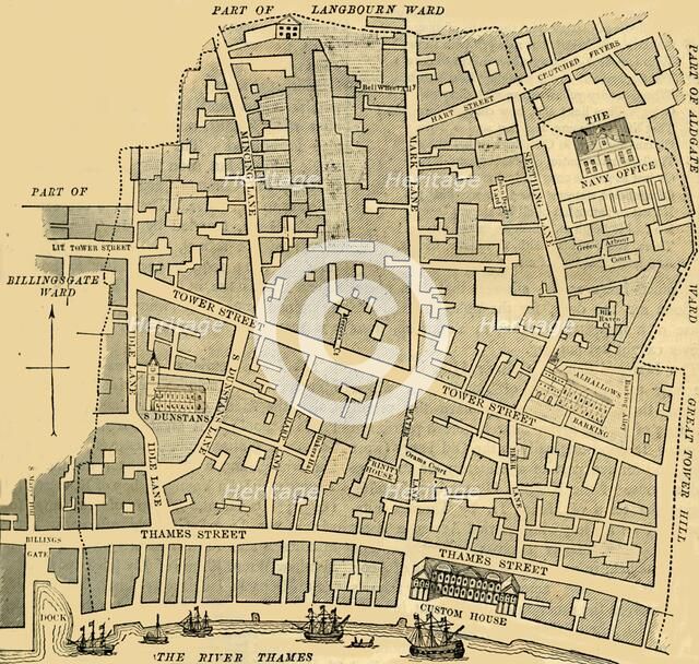 'Tower Street Ward', (c1872). Creator: Unknown.