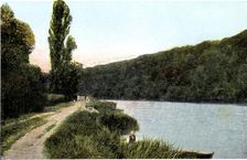 Towing path alongside the Thames, Maidenhead, Berkshire, 20th Century