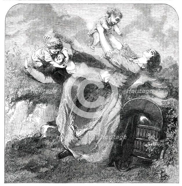 Town and Country Children - drawn by Gavarni, 1850. Creator: Unknown.