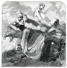 Town and Country Children - drawn by Gavarni, 1850. Creator: Unknown