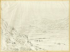 Town and Castle of Hay, 1844. Creator: Joseph Murray Ince