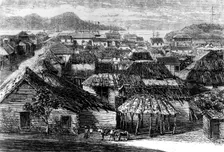 Town and bay of Puerto Plata, Santo Domingo, 1873