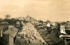 Town and fort of Trichinopoly India, 1847