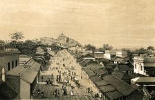 Town and fort of Trichinopoly India, 1847