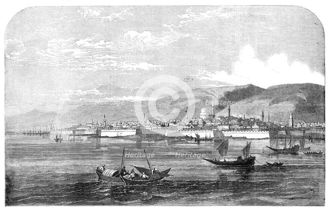Town and Fortress of Silistria - from an original sketch by our own artist, 1854. Creator: Unknown.