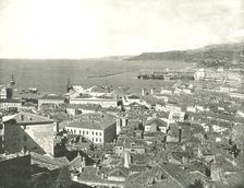 Town and harbour, Trieste, Italy, 1895. Creator: W & S Ltd