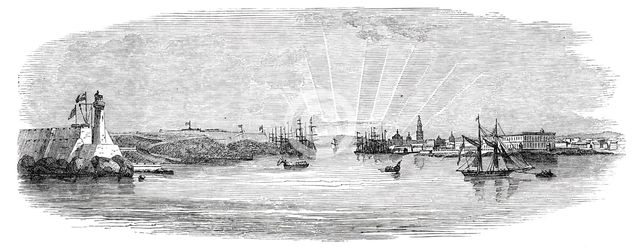 Town and harbour of Havannah, 1844. Creator: Unknown.