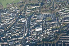 Town centre on market day, Skipton, North Yorkshire, 2014. Creator: Historic England Staff Photographer