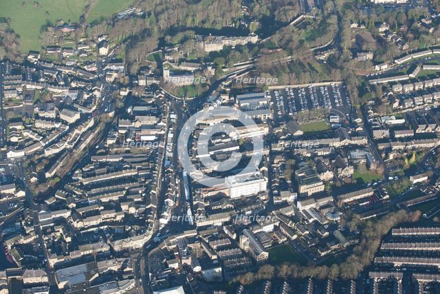 Town centre on market day, Skipton, North Yorkshire, 2014. Creator: Historic England Staff Photographer.