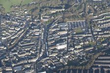 Town centre on market day, Skipton, North Yorkshire, 2014. Creator: Historic England Staff Photographer