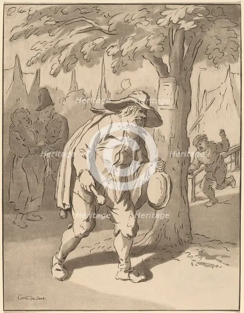 Town Crier, 1776, published 1777. Creator: Bernhard Schreuder.