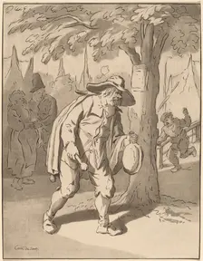 Town Crier, 1776, published 1777. Creator: Bernhard Schreuder