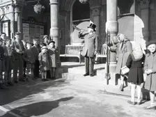 Town crier, Hungerford, Berkshire, c1955. Creator: Arthur Charles Kirby Ware