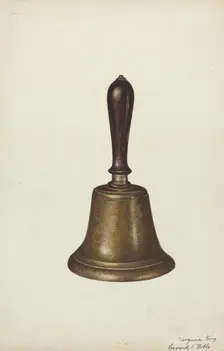 Town Crier's Bell, 1935/1942. Creator: Raymond E. Noble