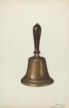 Town Crier's Bell, 1935/1942. Creator: Raymond E. Noble