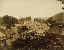 Town Hachiishi, 1865. Creator: Unknown