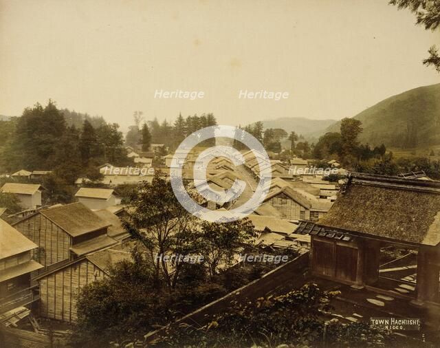 Town Hachiishi, 1865. Creator: Unknown.