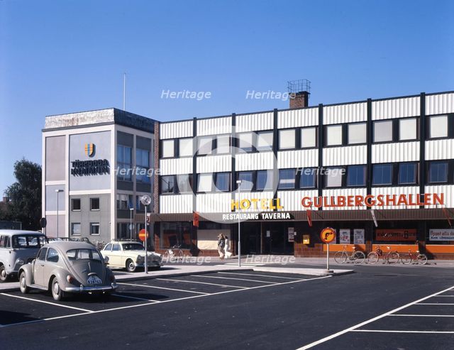 Town Hall at Töreboda, Västergötland, Sweden, 1970s. Creator: Torkel Lindeberg.