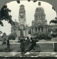 Town Hall and World War Memorial, Durban, South Africa c1930s. Creator: Unknown