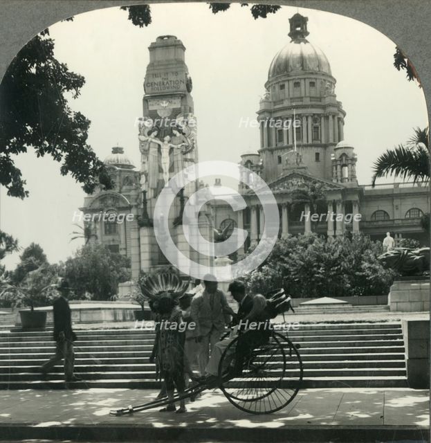 'Town Hall and World War Memorial, Durban, South Africa', c1930s. Creator: Unknown.