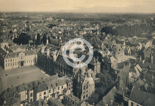 'Town-Hall and General View', c1910. Artist: Unknown.