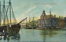 Town hall and quay, Great Yarmouth, Norfolk, c1905