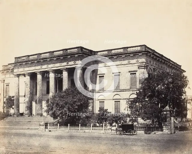 Town Hall, Calcutta, 1850s. Creator: Captain R. B. Hill.