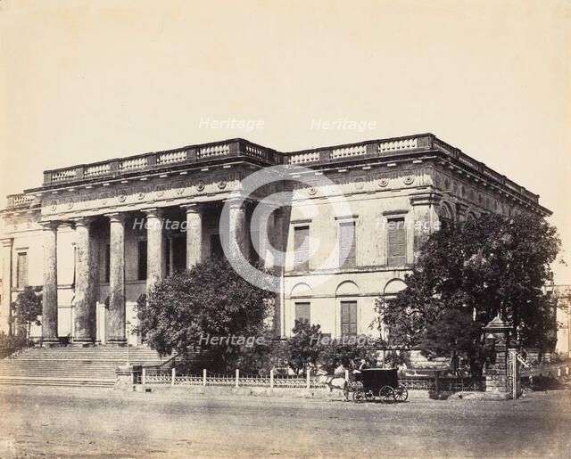 Town Hall, Calcutta, 1850s. Creator: Captain R. B. Hill.