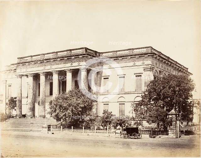 Town Hall, Calcutta, 1850s. Creator: Captain R. B. Hill.
