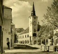 Town hall, Gumpoldskirchen, Mödling, Lower Austria, c1935. Creator: Unknown