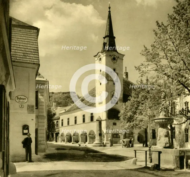 Town hall, Gumpoldskirchen, Mödling, Lower Austria, c1935.  Creator: Unknown.