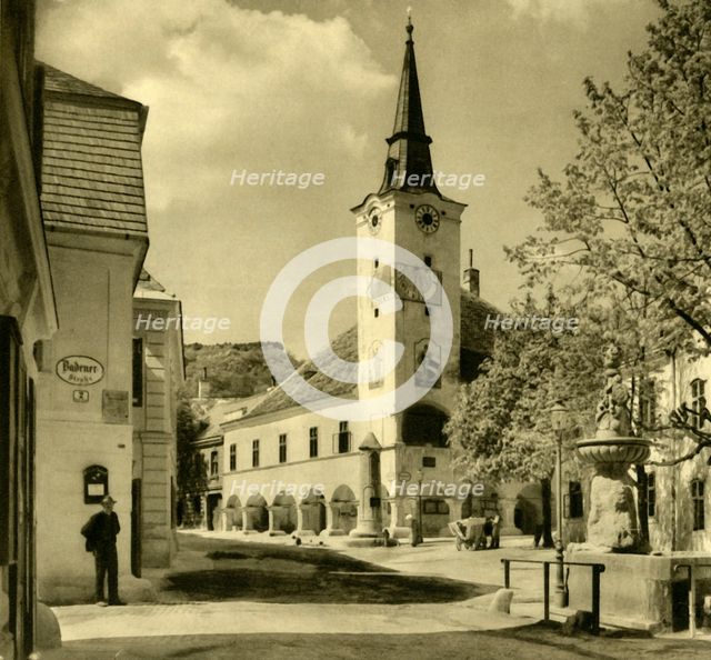 Town hall, Gumpoldskirchen, Mödling, Lower Austria, c1935.  Creator: Unknown.