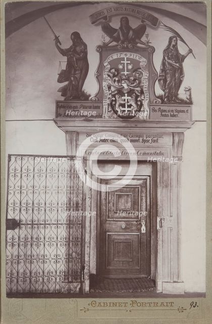 Town Hall, Lewocza (Levoca \ Locse), 1895-1910.  Creator: Samuel Rosenbach.