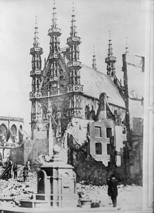 Town Hall, Louvain, between c1914 and c1915. Creator: Bain News Service