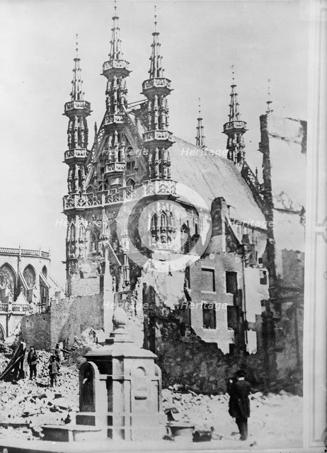 Town Hall, Louvain, between c1914 and c1915. Creator: Bain News Service.