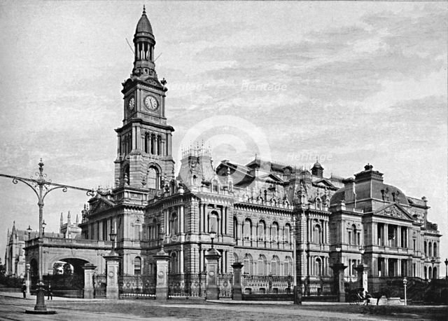 'Town Hall, Sydney, c1900. Creator: Unknown.