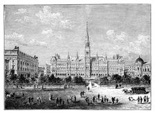 Town Hall, Vienna, Austria c1888