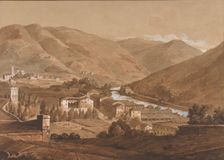 Town in an Alpine Valley, n.d.. Creator: Victor Jean Nicolle
