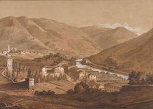 Town in an Alpine Valley, n.d.. Creator: Victor Jean Nicolle