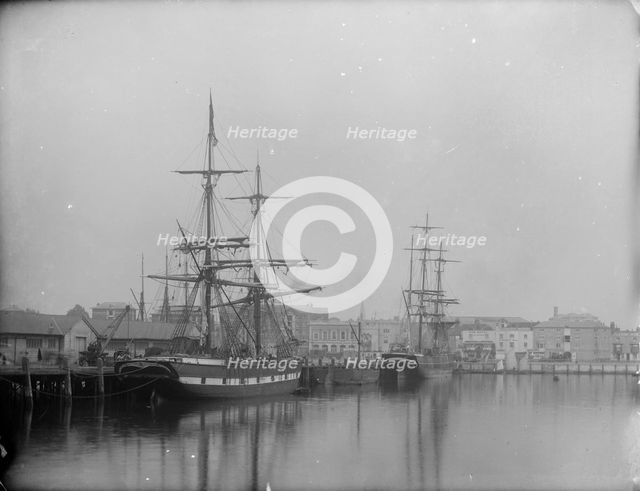 Town Jetty, City of Southampton, 1878. Creator: Henry Taunt.