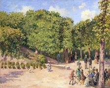 Town Park in Pontoise 1873. Creator: Pissarro, Camille (1830-1903)