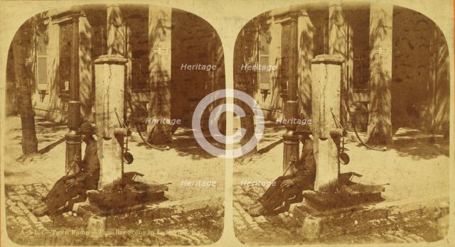 Town Pump, Familiar scene in [?], Ky., (1868-1900?). Creator: Unknown.
