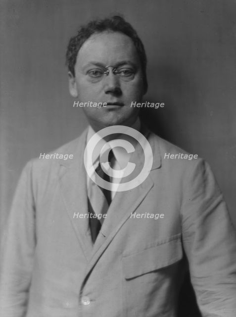 Towne, Charles Hanson, Mr., portrait photograph, 1916. Creator: Arnold Genthe.