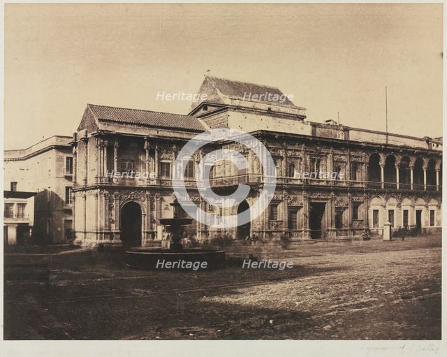 Townhall, Seville, 1853. Creator: Vicomte Joseph Vigier (French, 1821-1862).