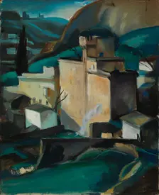 Townscape from Italy, 1920-1929. Creator: Henry Ericsson