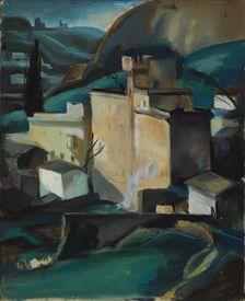 Townscape from Italy, 1920-1929. Creator: Henry Ericsson