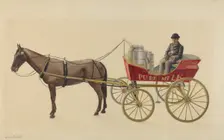 Toy Milk Wagon, c. 1937. Creator: Henry Granet